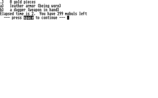 Caverns of Larn (The) atari screenshot